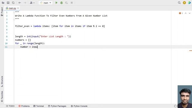 Write A Lambda Function To Filter Even Numbers From A Given Number List