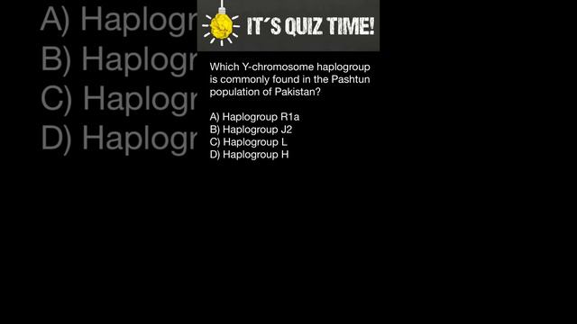 Which Y-chromosome haplogroup is commonly found in the Pashtun population of Pakistan?