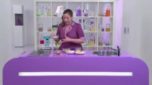 Очищающая маска из груши с лимоном.