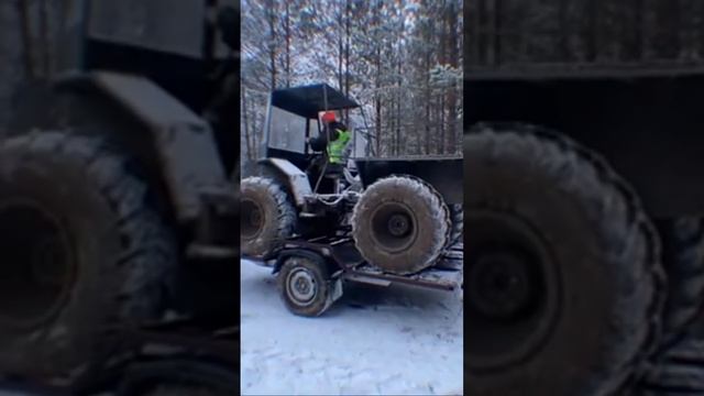 Как погрузить Каракат на легковой прицеп МЗСА 817717 OFF-Road?