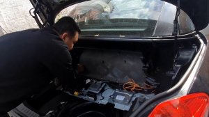 mercedes slk R171 2005  feul pump replacement.