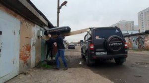 Установка палатки Ястреб на крышу авто. Rooftoptent install.