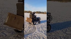 минитрактор с мотором от альфы #минитрактор