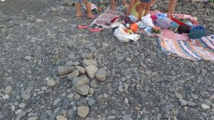 Пляж в Южной Озерейке (Новороссийск). 30.07.2016