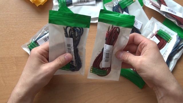 Кабели AUX известного китайского бренда Robotsky смотреть онлайн