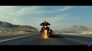 клип про Призрачного гонщика с огромным количеством звука