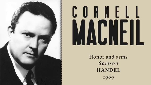 Can a dramatic baritone sing Handel? Cornell MacNeil in Samson: Honor and arms - 1969 #RARE смотреть онлайн