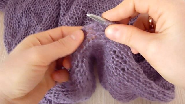 Вяжем простую блузку спицами. Кольчуга
