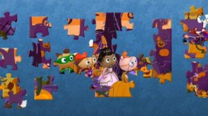 Oznoz Super Why! The Ghost who was afraid of Halloween Jigsaw Puzzle Game For Kids Rompecabezas