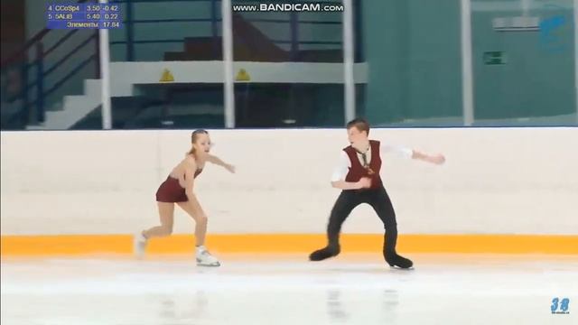 Аглая Тарасова - Иван Бельков КП КМС Первенство Санкт-Петербурга 2019 смотреть онлайн