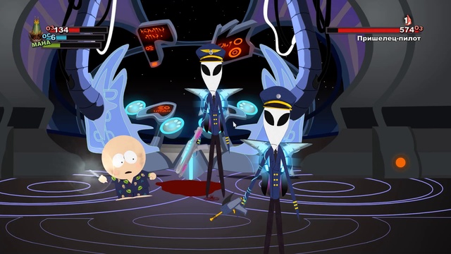 South Park Игра "Побег из корабля пришельцев - битва с пилотами"