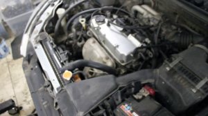 Разборка Mitsubishi Lancer 9, тест двигателя