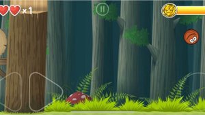 Red ball 4 Дремучий лес 25-30 уровень, Босс красный шарик