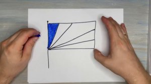 Как нарисовать флаг Сейшельских Островов | Рисуем флаги мира