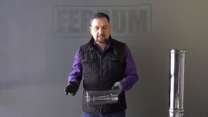 Одностенный дымоход Ferrum
