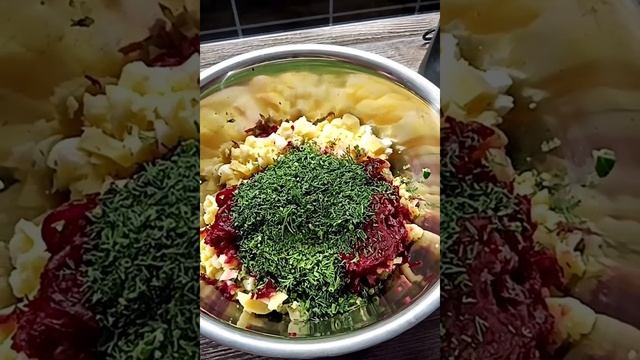 свекольный холодный суп на кефире
