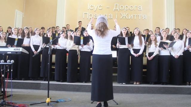 Молодіжний хор ЦХВЄ м.Здолбунів - Веруем во Единого Бога. смотреть онлайн