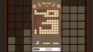 NEW BEST Gameplay Wooden Block Puzzle Game Score 1070