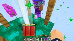 ЛАКИ БЛОК ХАГГИ ВАГГИ VS ЛАКИ БЛОК ФНАФ БОННИ В МАЙНКРАФТ БИТВА НО НА 1 БЛОКЕ 100% ТРОЛЛИНГ МУЛЬТИК