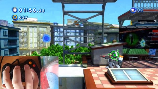 Sonic Generations|City Escape 1 рукой. Дарк, я выполнил твой вызов ютуберам по сонику. смотреть онлайн