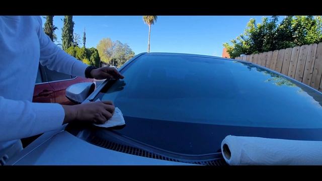 How to clean and protect your cars windshield with Rain-X 2in1!! смотреть онлайн