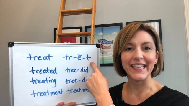 How to Pronounce TREAT, TREATED, TREATING, TREATMENT, TRICK or TREAT - English Pronunciation Lesson