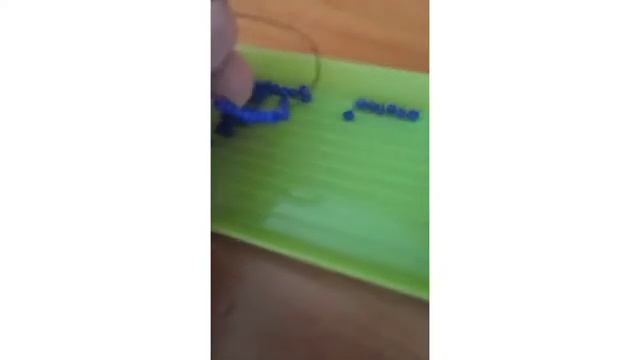 Как сделать обычное кольцо из бисера