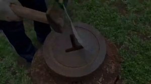 Как сделать из толстого прутка олова тонкий? (самый простой способ)