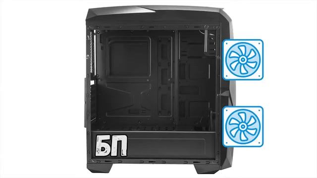 Правильное охлаждение корпуса Куда и как ставить вентиляторы Водяное охлаждение смотреть онлайн