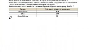 Задания 8.  Запросы для поисковых систем с использованием логических выражений. ОГЭ. Информатика
