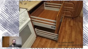 Ремонт кухонного модуля со сломанными ящиками