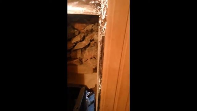 Переделка бани ( часть 4 ).  Залили стяжку. Установили печь. Начали делать полог. ремонт бани.