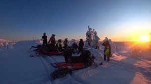 Кандалакша. Снегоходы. Январь 2023. Снега нет.