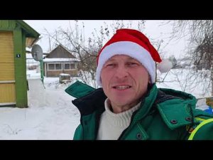 Зимний обзор дачного участка на начало 2024 г. Сад и огород.