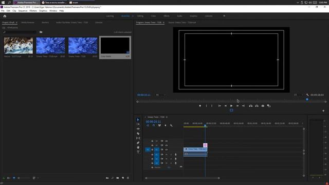 Как сделать черные полосы для видео в Adobe Premiere Pro. Киношная картинка. смотреть онлайн