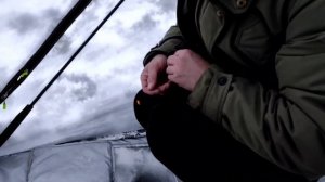 Зимняя рыбалка. Палатка куб. Печка Следопыт. . Новый выезд