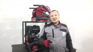 PROteus A 200/26 - Гидропромывочный аппарат на раме-трансформере с ДВС Lifan КП460 с электрозапуском