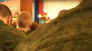 Командир части много говорит