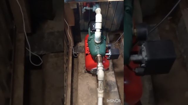 Насосная станция DAB 112. Мощная, экономичная, громкая. Полтора года. Подкачка воздуха в груше.