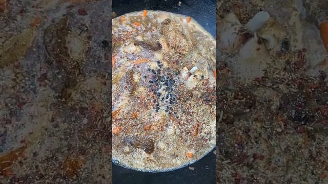 Узбекский плов в казане