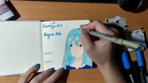new sketchbook / заполняю новый скетчбук и болтаю о рисовании