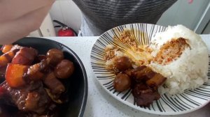 Тушеная свинина по китайски.《Хуншао жоу》红烧肉.Red braised pork belly.