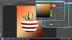 How To Make Hollow Stripe Effect in Photoshop - Vegetable Version - Updated Photoshop Tutorial