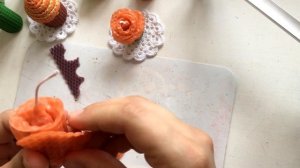 МК свеча Розочка из Вощины
