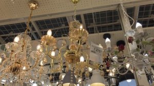 Леруа Мерлен красивые люстры, светильники большой обзор