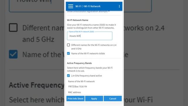 How to Change your Fritz!box WiFi Name / SSID #Shorts