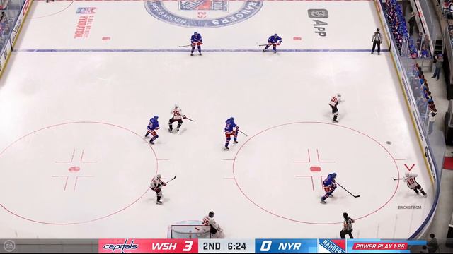 (Xbox series X) NHL 23 Gameplay Match 68 Capitals vs Rangers (FHD Video)