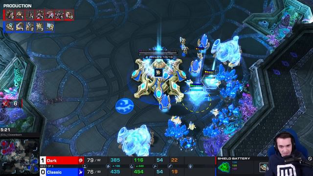 Classic's MASS CARRIER vs Dark! StarCraft 2 смотреть онлайн