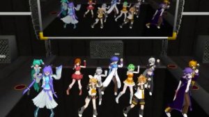[MMD] Vocaloid dance party - Groovy Dancing