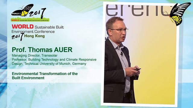 Keynote Speech by Thomas Auer at WSBE17 Hong Kong